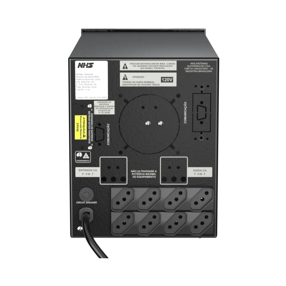 Nobreak Premium Senoidal PDV (GIII 1000VA/2b.17/18Ah/KV30/ENG.) - Imagem 3