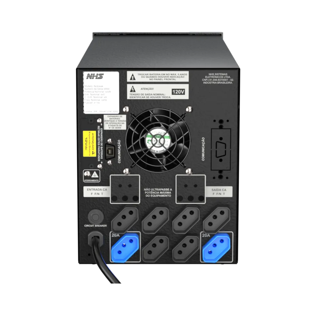 Nobreak Premium Senoidal PDV (GIII 1500VA/1b.58Ah/ENG/USB) - Imagem 3