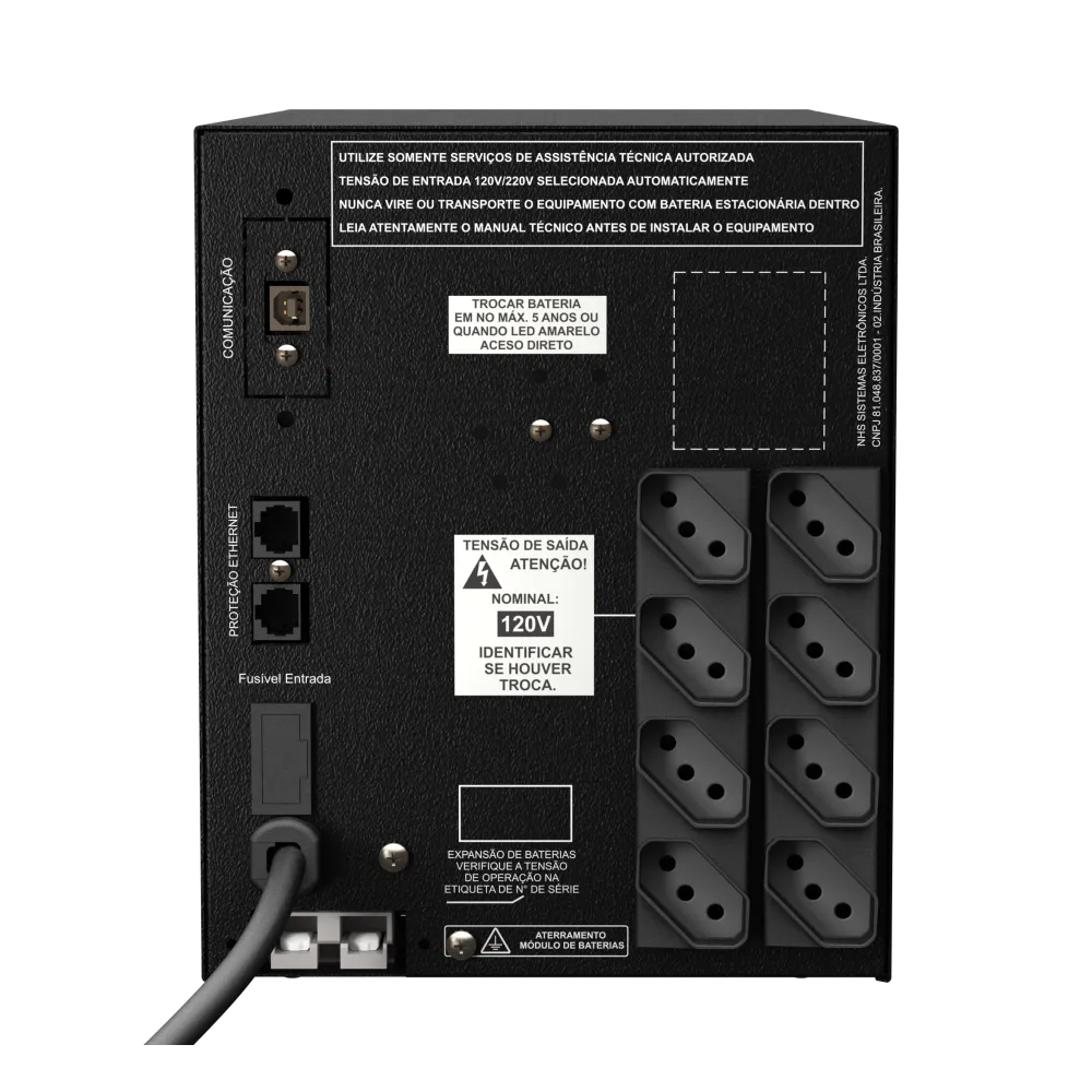 Nobreak Gamer Ultra (Senoidal/Biv./2bat.17/18Ah/Prot.Eth/USB) - Imagem 3