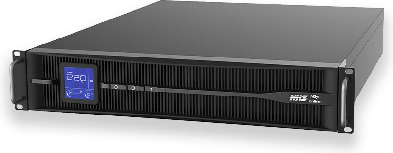 Nobreak NSys online em formato rack 2U